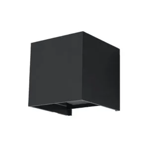 Luca LED Wall Light - Black IP54 Small Wall Lights Great Lighting UK Ltd
