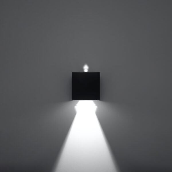 Wall Lamp Luca Black Led Ip54 Modern Indoor Wall Lights Great Lighting UK Ltd