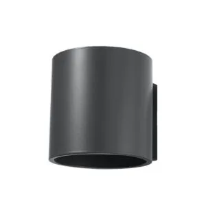 Orbis Wall Light - Anthracite Black Wall Lights Great Lighting UK Ltd