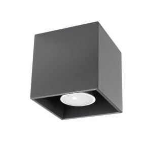 Ceiling Lamp Quad 1 Anthracite Single Ceiling Lights Great Lighting UK Ltd