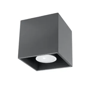 Ceiling Light Quad Anthracite Modern Single Ceiling Lights Great Lighting UK Ltd