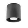 Ceiling Lamp Orbis 1 Anthracite Single Ceiling Lights Great Lighting UK Ltd