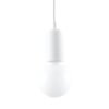 Pendant Lamp Diego 1 White Modern Single Pendants Great Lighting UK Ltd
