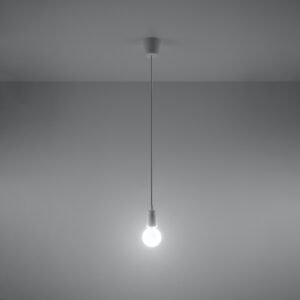 Pendant Lamp Diego 1 White Modern Single Pendants Great Lighting UK Ltd