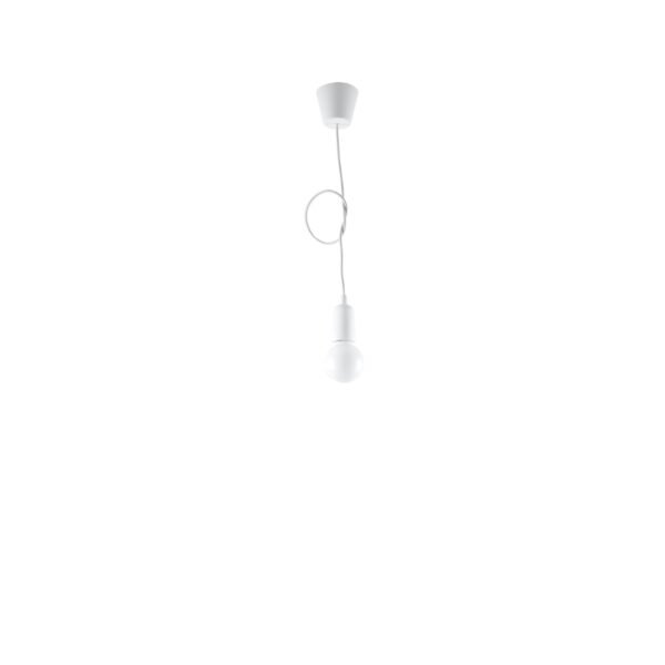 Pendant Lamp Diego 1 White - Image 4