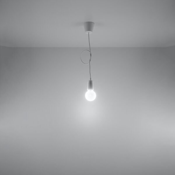 Pendant Lamp Diego 1 White - Image 6