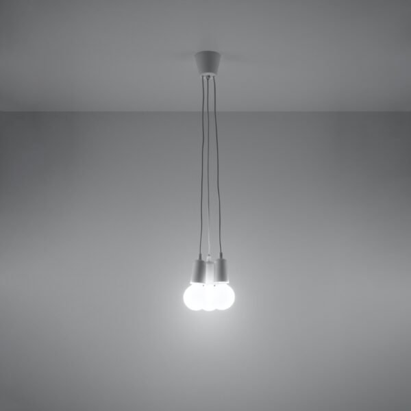 Pendant Lamp Diego 3 White - Image 3