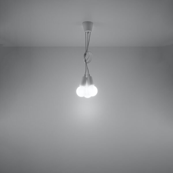 Pendant Lamp Diego 3 White - Image 6
