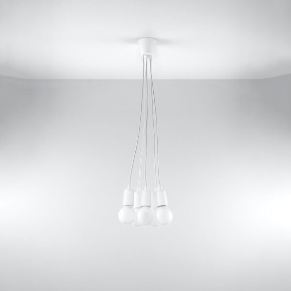 Pendant Lamp Diego 5 White - Image 2