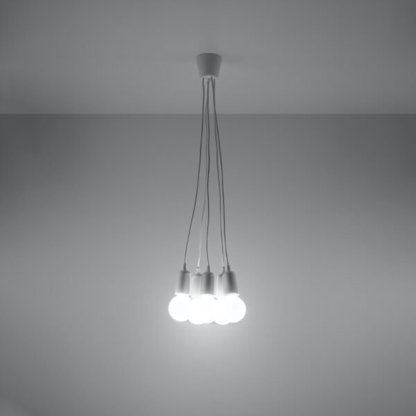 Pendant Lamp Diego 5 White - Image 3