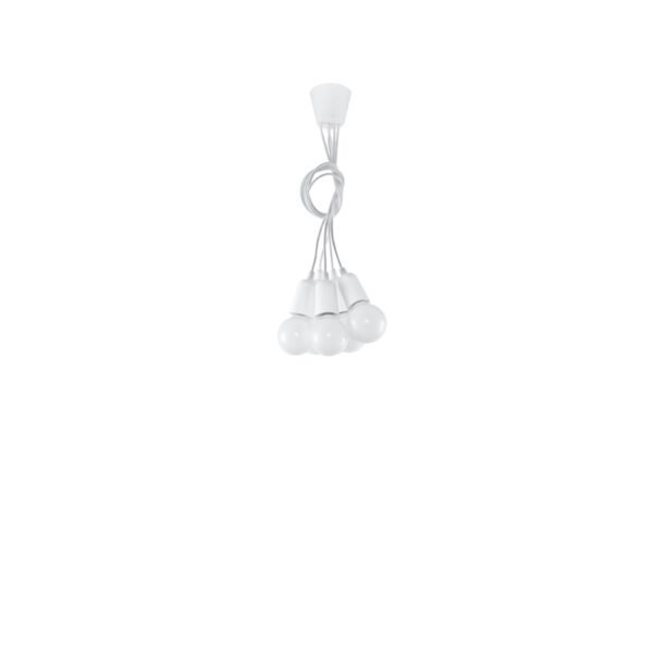 Pendant Lamp Diego 5 White - Image 4