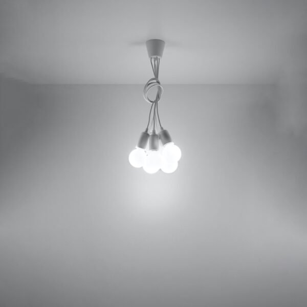 Pendant Lamp Diego 5 White - Image 6