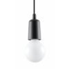Pendant Lamp Diego 1 Black Modern Single Pendants Great Lighting UK Ltd