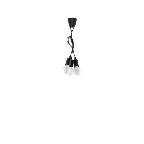 Pendant Lamp Diego 3 Black - Image 4