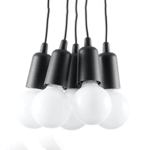 Pendant Lamp Diego 5 Black