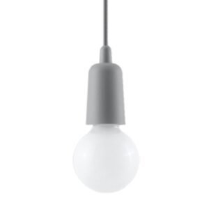 Pendant Lamp Diego 1 Grey