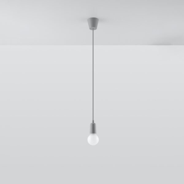 Pendant Lamp Diego 1 Grey - Image 2