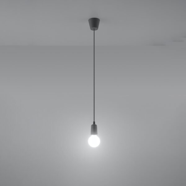 Pendant Lamp Diego 1 Grey - Image 3
