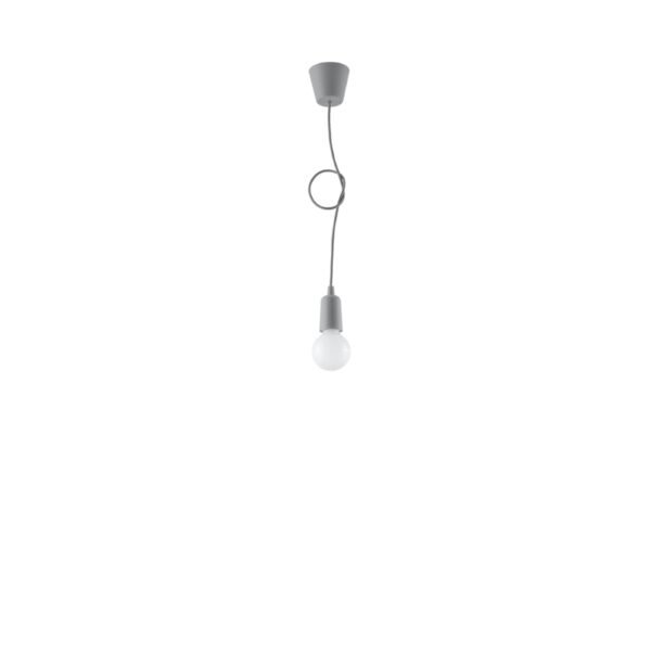 Pendant Lamp Diego 1 Grey - Image 4