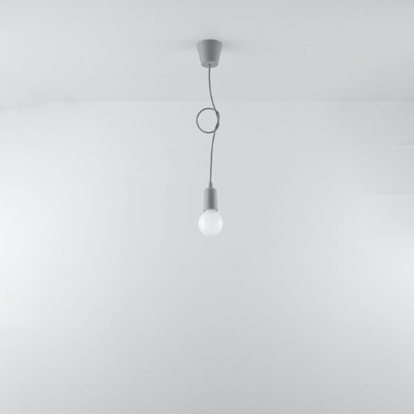 Pendant Lamp Diego 1 Grey - Image 5