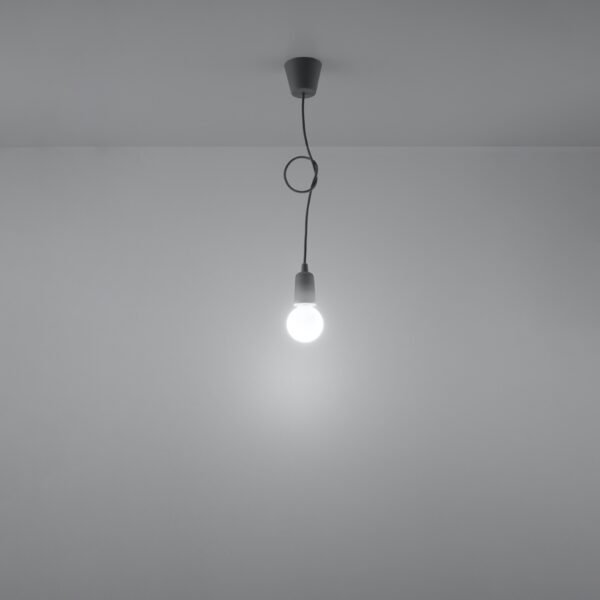 Pendant Lamp Diego 1 Grey - Image 6