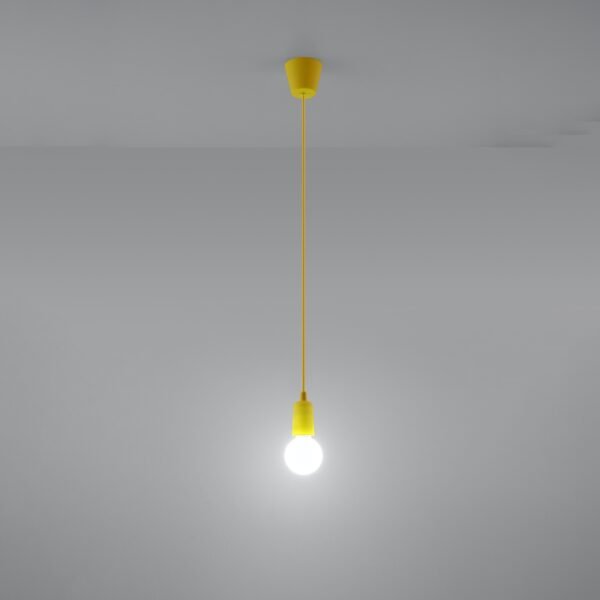 Pendant Lamp Diego 1 Yellow - Image 3
