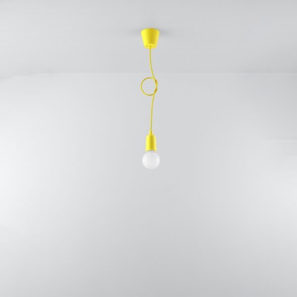 Pendant Lamp Diego 1 Yellow - Image 5
