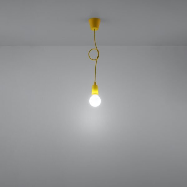 Pendant Lamp Diego 1 Yellow - Image 6