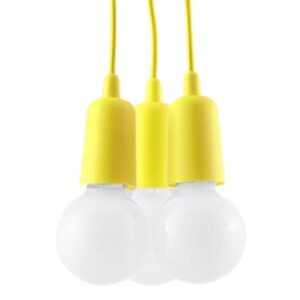 Pendant Lamp Diego 3 Yellow