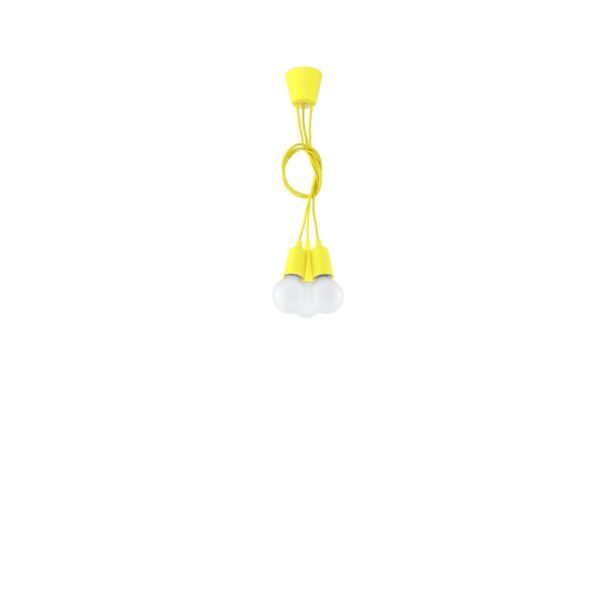 Pendant Lamp Diego 3 Yellow - Image 4