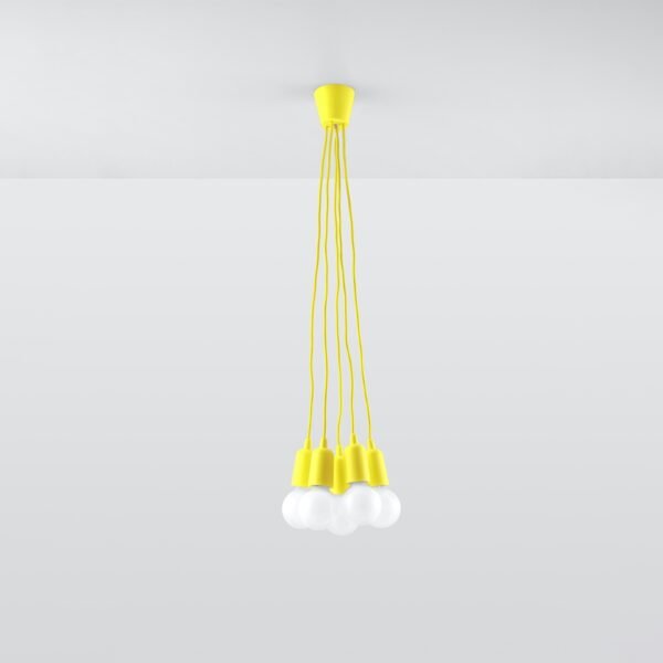 Pendant Lamp Diego 5 Yellow - Image 2