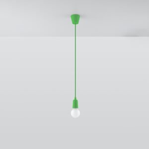 Pendant Lamp Diego 1 Green Modern Single Pendants Great Lighting UK Ltd