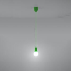 Pendant Lamp Diego 1 Green Modern Single Pendants Great Lighting UK Ltd