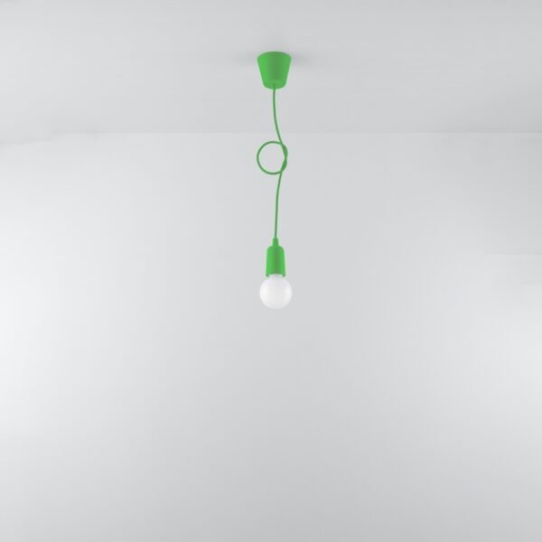 Pendant Lamp Diego 1 Green - Image 5