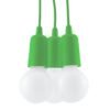 Pendant Lamp Diego 3 Green Multi Pendants Great Lighting UK Ltd