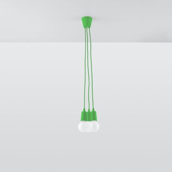Pendant Lamp Diego 3 Green - Image 2