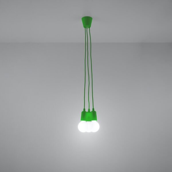 Pendant Lamp Diego 3 Green - Image 3