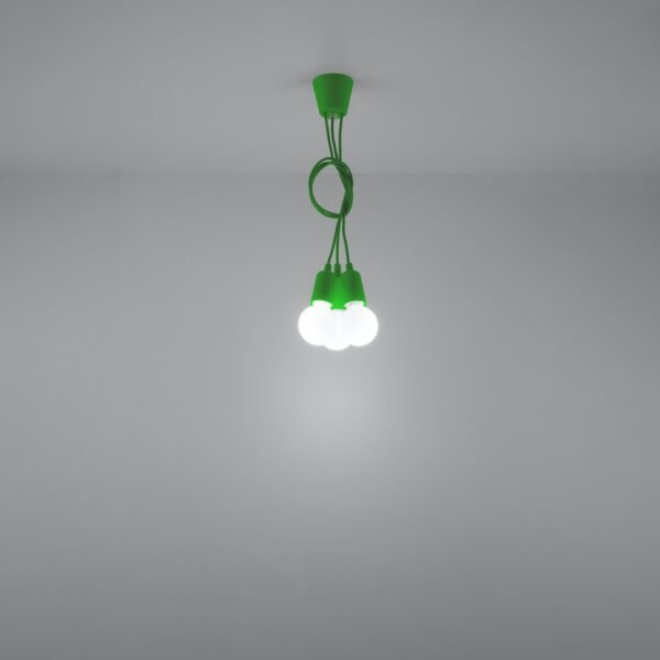 Pendant Lamp Diego 3 Green - Image 6