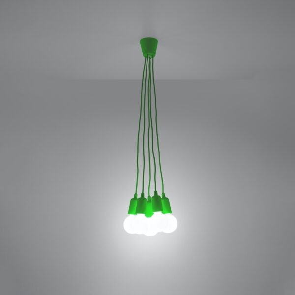 Pendant Lamp Diego 5 Green - Image 3