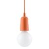 Pendant Lamp Diego 1 Orange Modern Single Pendants Great Lighting UK Ltd