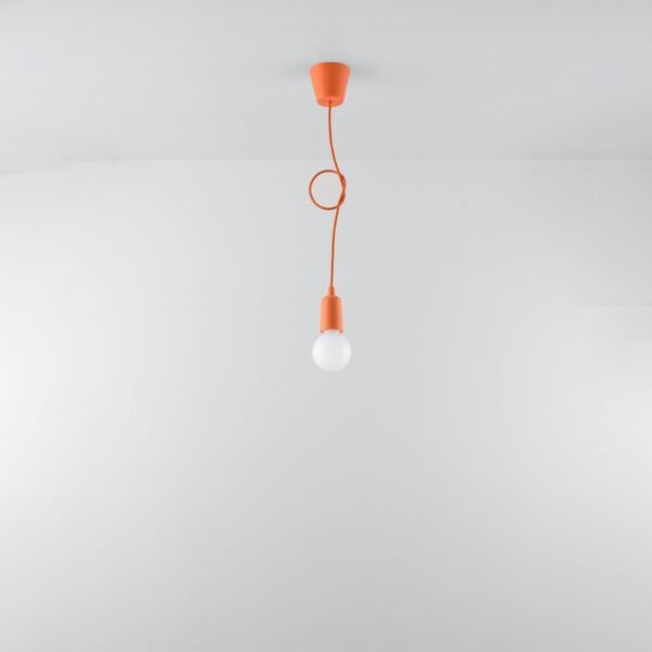 Pendant Lamp Diego 1 Orange - Image 5