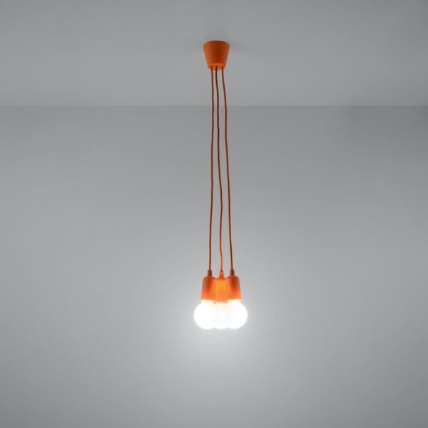 Pendant Lamp Diego 3 Orange - Image 3