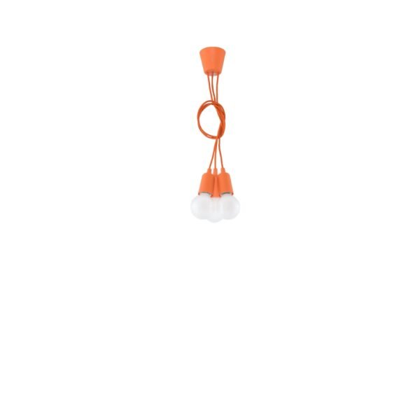 Pendant Lamp Diego 3 Orange - Image 4