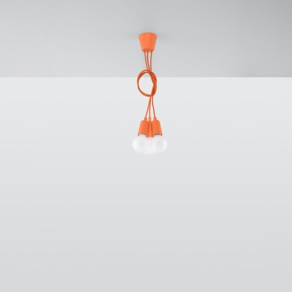 Pendant Lamp Diego 3 Orange - Image 5