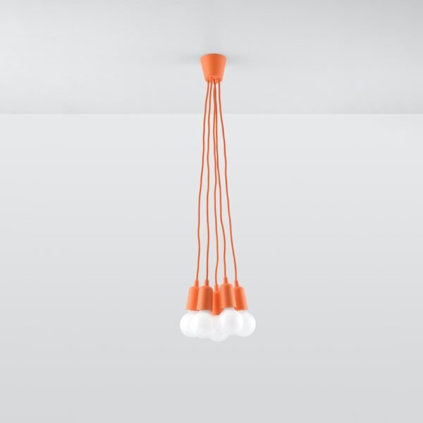 Pendant Lamp Diego 5 Orange - Image 2