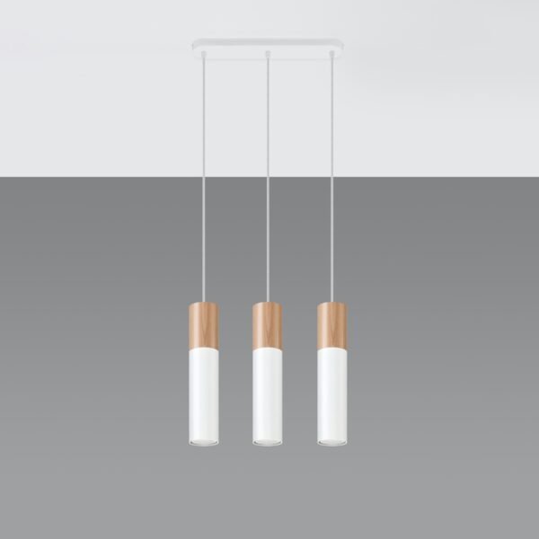 Pendant Lamp Pablo 3 White Modern Pendant Lights Great Lighting UK Ltd