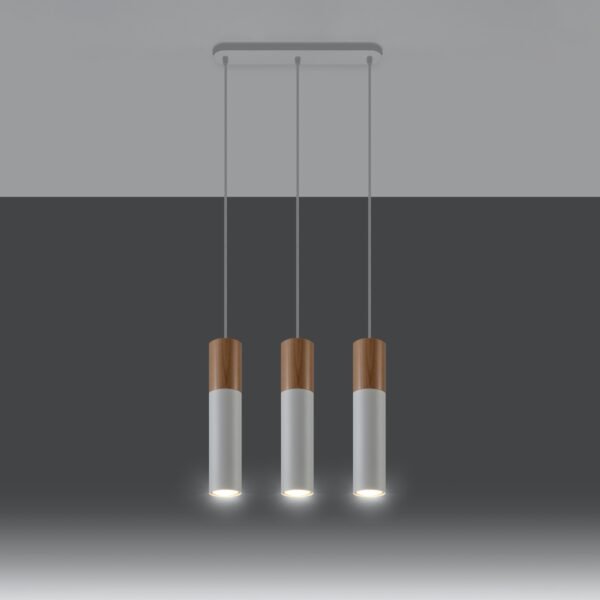 Pendant Lamp Pablo 3 White Modern Pendant Lights Great Lighting UK Ltd