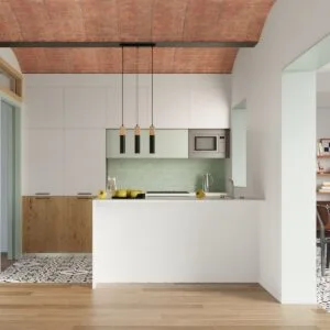 Pendant Lamp Pablo Two Light Natural Wood / Black Scandi Style Lighting Great Lighting UK Ltd