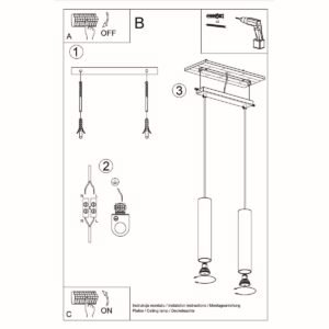 Pendant Lamp Lino Two Light Wood Scandi Style Lighting Great Lighting UK Ltd