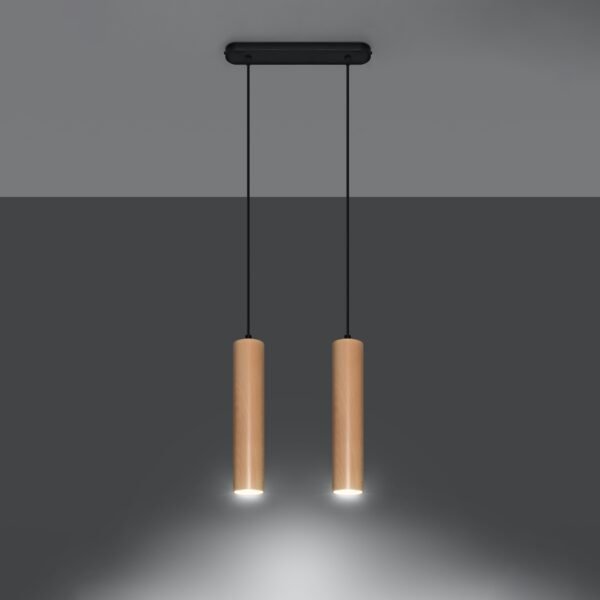 Pendant Lamp Lino 2 Wood - Image 3